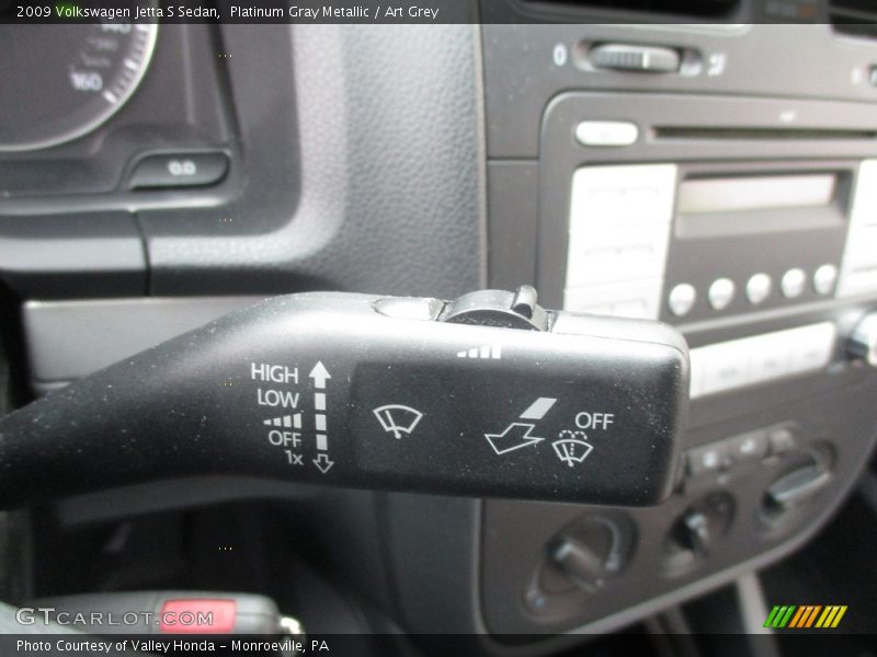 Platinum Gray Metallic / Art Grey 2009 Volkswagen Jetta S Sedan