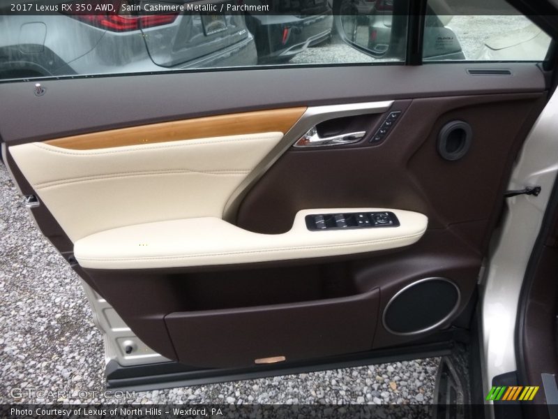 Satin Cashmere Metallic / Parchment 2017 Lexus RX 350 AWD