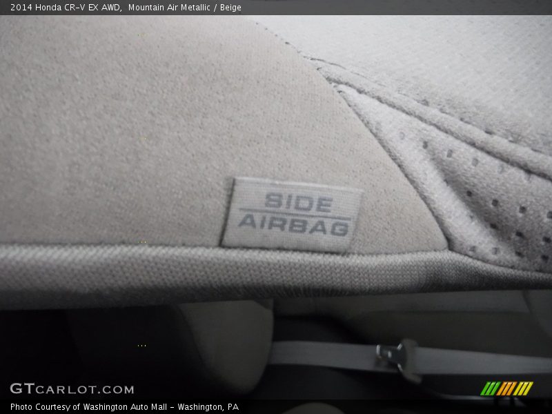 Mountain Air Metallic / Beige 2014 Honda CR-V EX AWD