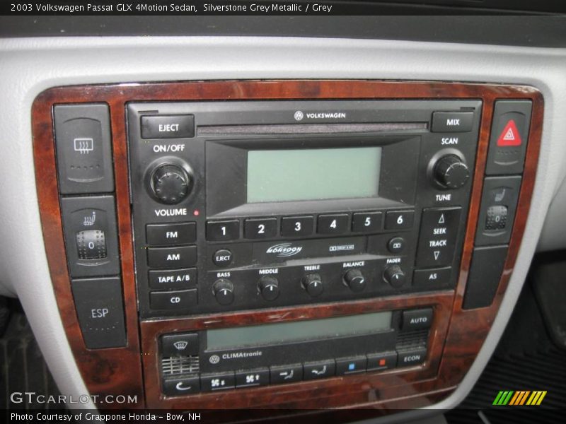 Silverstone Grey Metallic / Grey 2003 Volkswagen Passat GLX 4Motion Sedan