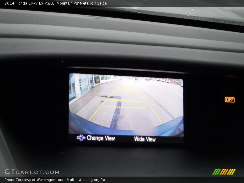 Mountain Air Metallic / Beige 2014 Honda CR-V EX AWD