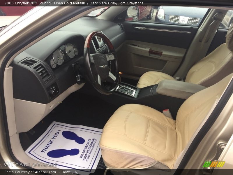 Linen Gold Metallic / Dark Slate Gray/Light Graystone 2006 Chrysler 300 Touring