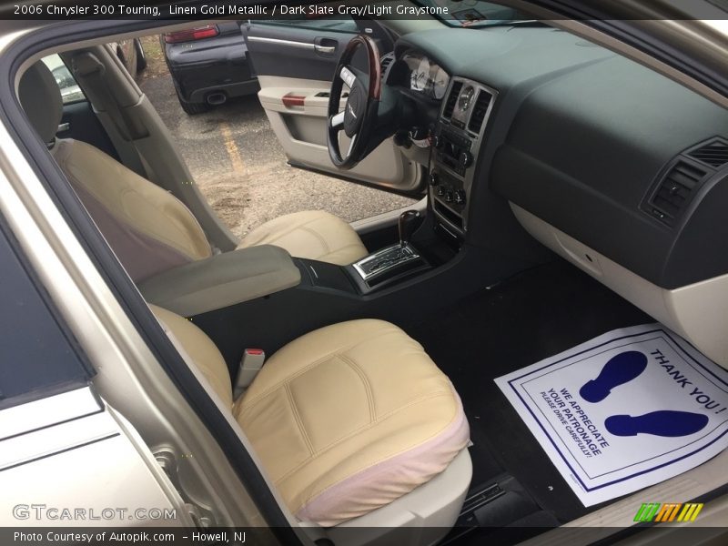 Linen Gold Metallic / Dark Slate Gray/Light Graystone 2006 Chrysler 300 Touring