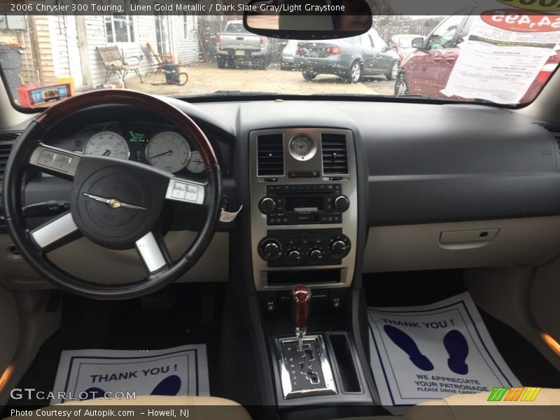 Linen Gold Metallic / Dark Slate Gray/Light Graystone 2006 Chrysler 300 Touring