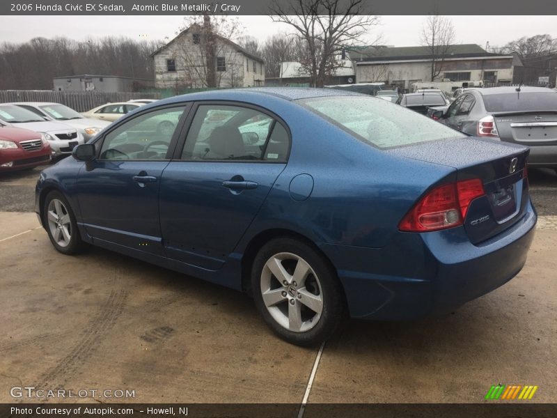 Atomic Blue Metallic / Gray 2006 Honda Civic EX Sedan