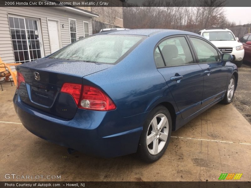 Atomic Blue Metallic / Gray 2006 Honda Civic EX Sedan