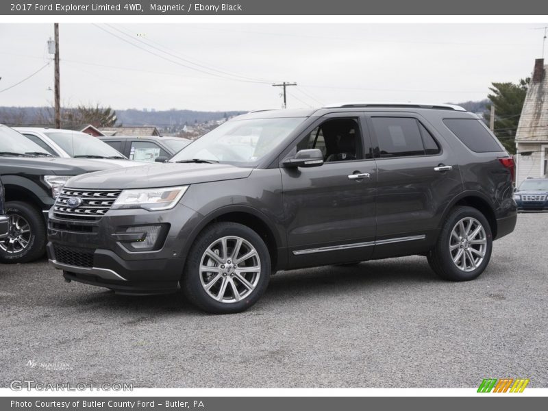 Magnetic / Ebony Black 2017 Ford Explorer Limited 4WD