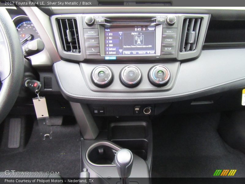 Silver Sky Metallic / Black 2017 Toyota RAV4 LE