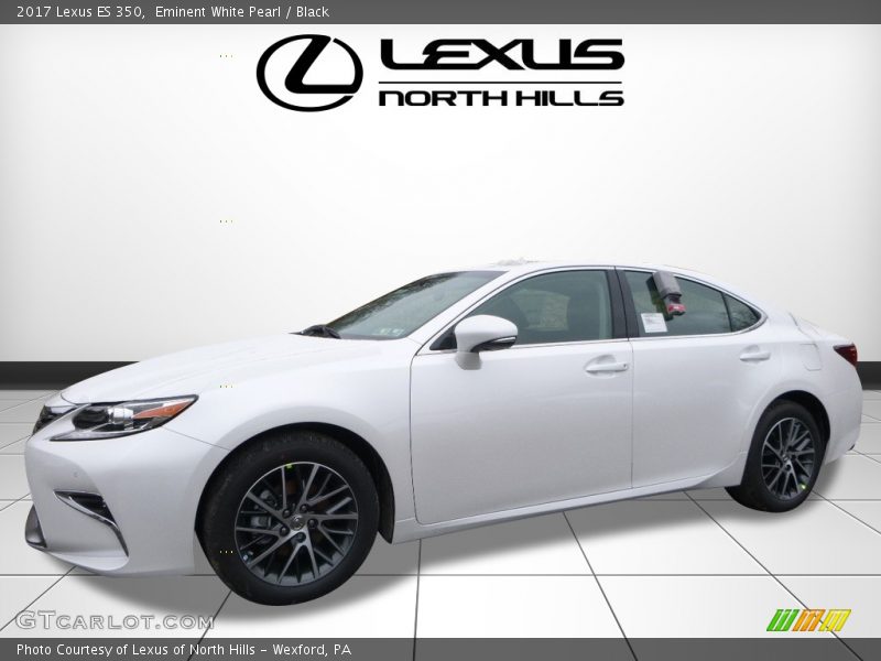 Eminent White Pearl / Black 2017 Lexus ES 350