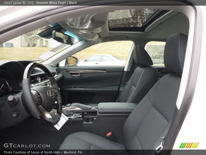 Eminent White Pearl / Black 2017 Lexus ES 350