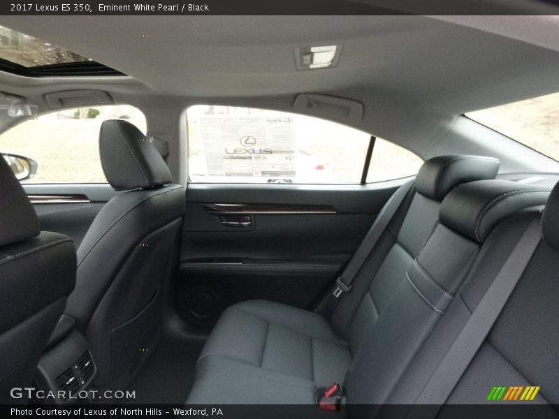Eminent White Pearl / Black 2017 Lexus ES 350