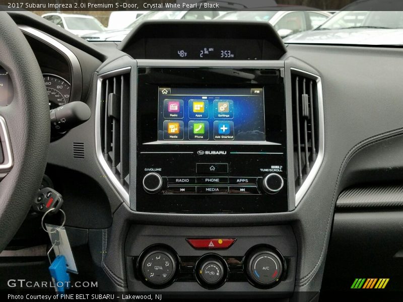 Controls of 2017 Impreza 2.0i Premium 5-Door