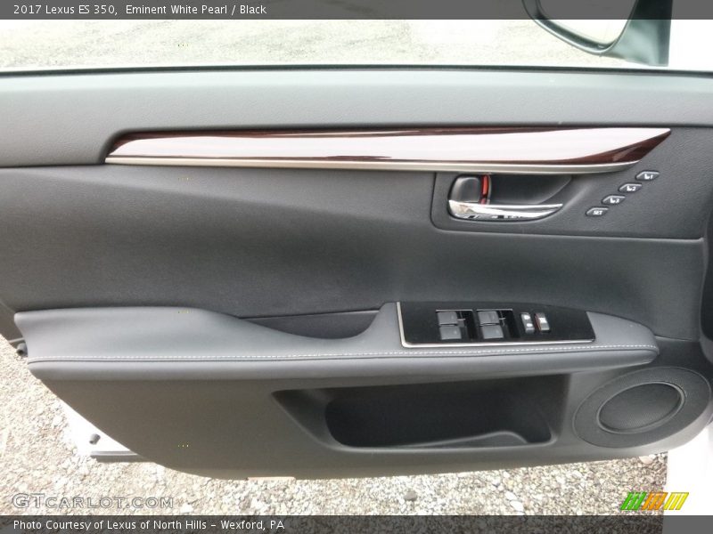 Eminent White Pearl / Black 2017 Lexus ES 350