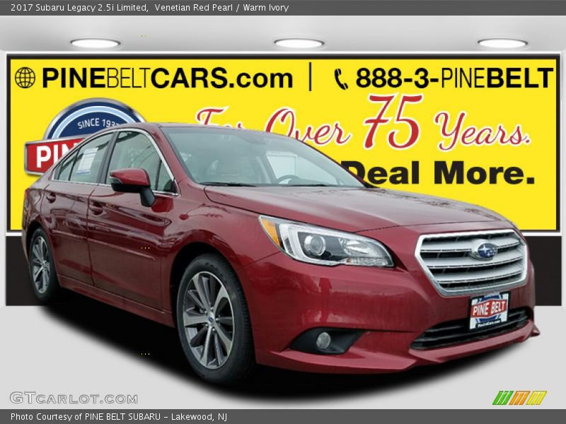 Venetian Red Pearl / Warm Ivory 2017 Subaru Legacy 2.5i Limited