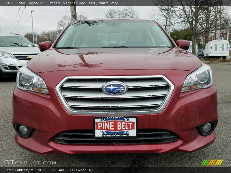 Venetian Red Pearl / Warm Ivory 2017 Subaru Legacy 2.5i Limited