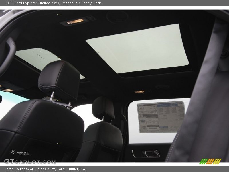 Magnetic / Ebony Black 2017 Ford Explorer Limited 4WD