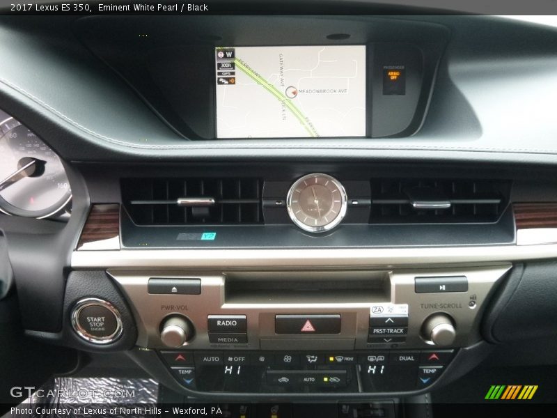 Eminent White Pearl / Black 2017 Lexus ES 350