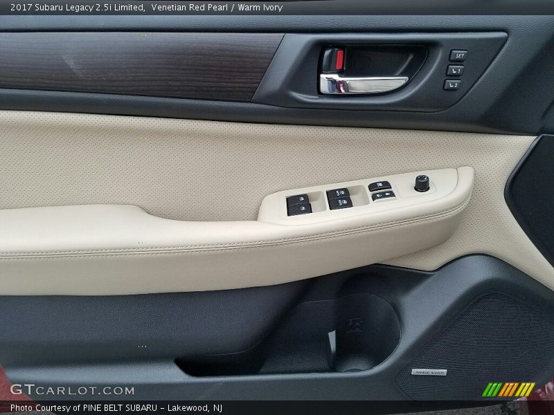 Venetian Red Pearl / Warm Ivory 2017 Subaru Legacy 2.5i Limited