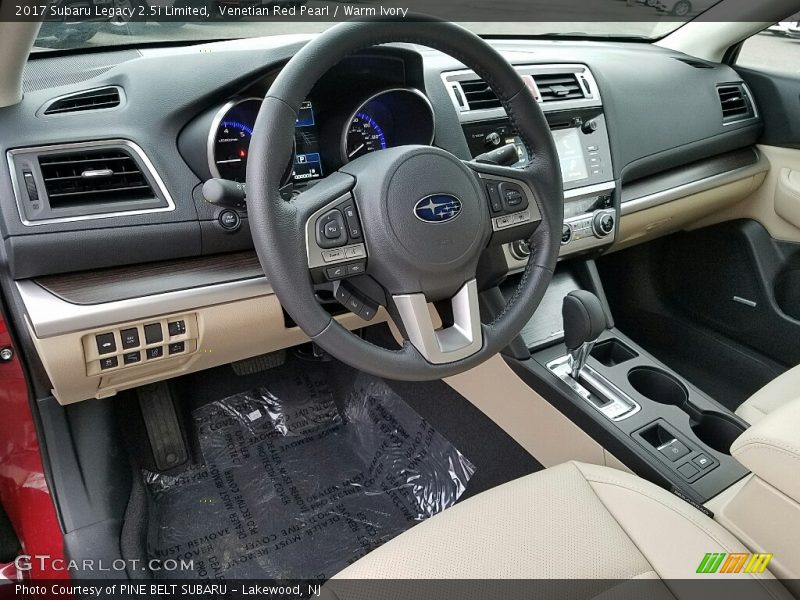 Venetian Red Pearl / Warm Ivory 2017 Subaru Legacy 2.5i Limited