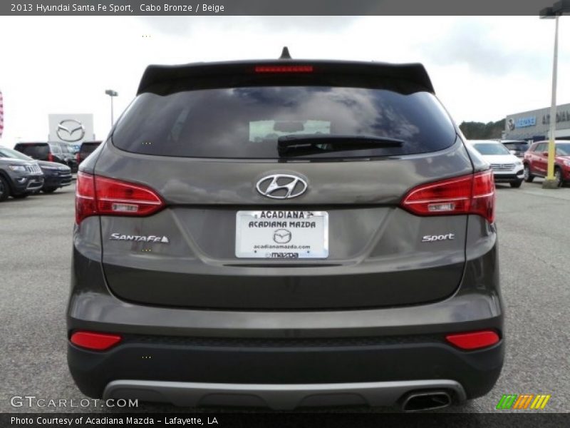 Cabo Bronze / Beige 2013 Hyundai Santa Fe Sport