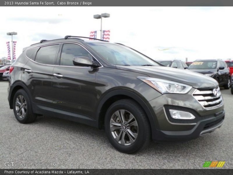 Cabo Bronze / Beige 2013 Hyundai Santa Fe Sport