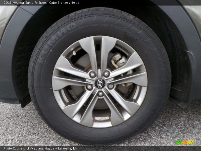 Cabo Bronze / Beige 2013 Hyundai Santa Fe Sport