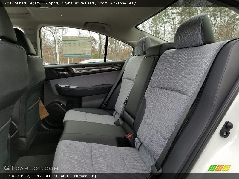 Crystal White Pearl / Sport Two-Tone Gray 2017 Subaru Legacy 2.5i Sport