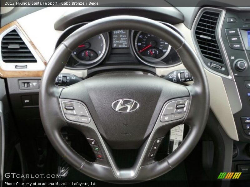 Cabo Bronze / Beige 2013 Hyundai Santa Fe Sport