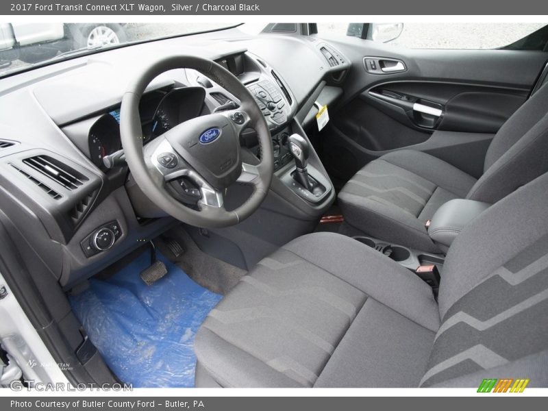 Silver / Charcoal Black 2017 Ford Transit Connect XLT Wagon