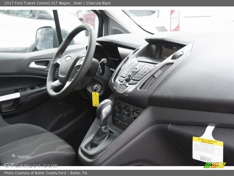 Silver / Charcoal Black 2017 Ford Transit Connect XLT Wagon