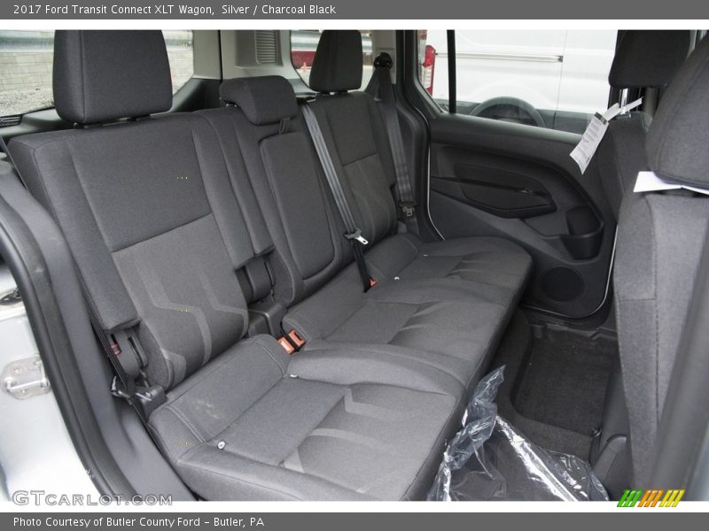 Silver / Charcoal Black 2017 Ford Transit Connect XLT Wagon