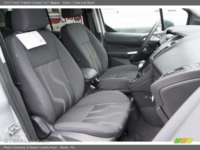 Silver / Charcoal Black 2017 Ford Transit Connect XLT Wagon