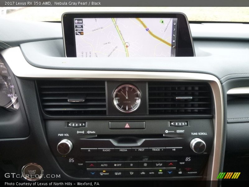 Controls of 2017 RX 350 AWD