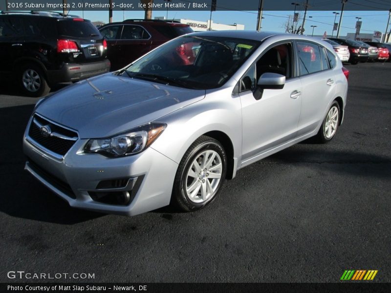 Ice Silver Metallic / Black 2016 Subaru Impreza 2.0i Premium 5-door
