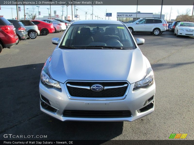 Ice Silver Metallic / Black 2016 Subaru Impreza 2.0i Premium 5-door