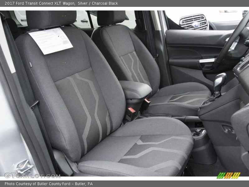 Silver / Charcoal Black 2017 Ford Transit Connect XLT Wagon