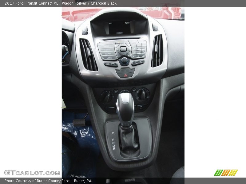 Silver / Charcoal Black 2017 Ford Transit Connect XLT Wagon