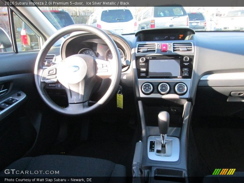 Ice Silver Metallic / Black 2016 Subaru Impreza 2.0i Premium 5-door