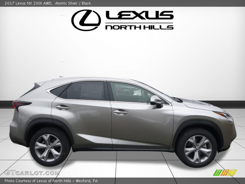 Atomic Silver / Black 2017 Lexus NX 200t AWD