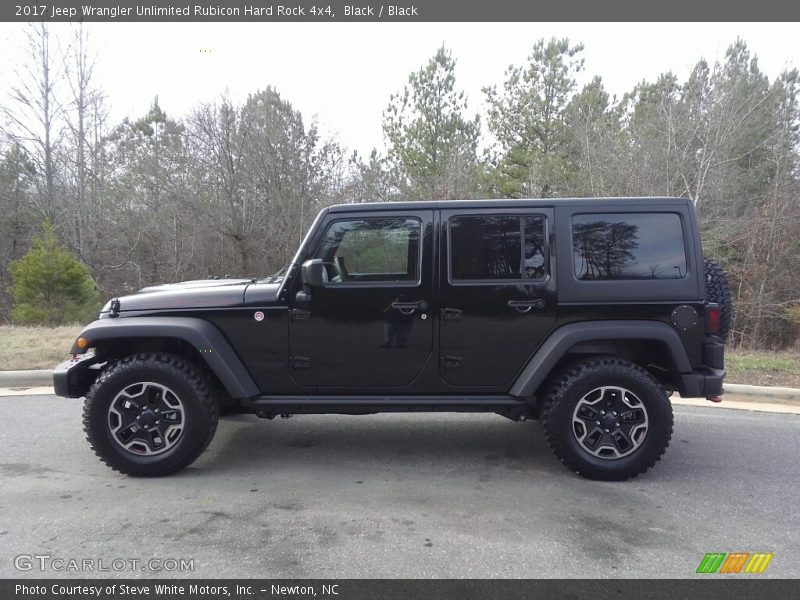 Black / Black 2017 Jeep Wrangler Unlimited Rubicon Hard Rock 4x4