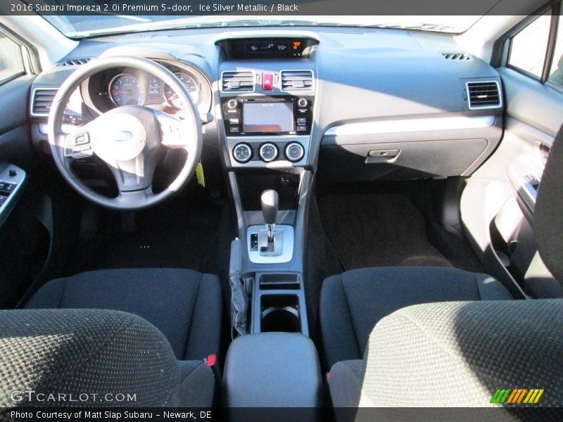 Ice Silver Metallic / Black 2016 Subaru Impreza 2.0i Premium 5-door