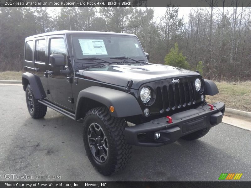 Black / Black 2017 Jeep Wrangler Unlimited Rubicon Hard Rock 4x4
