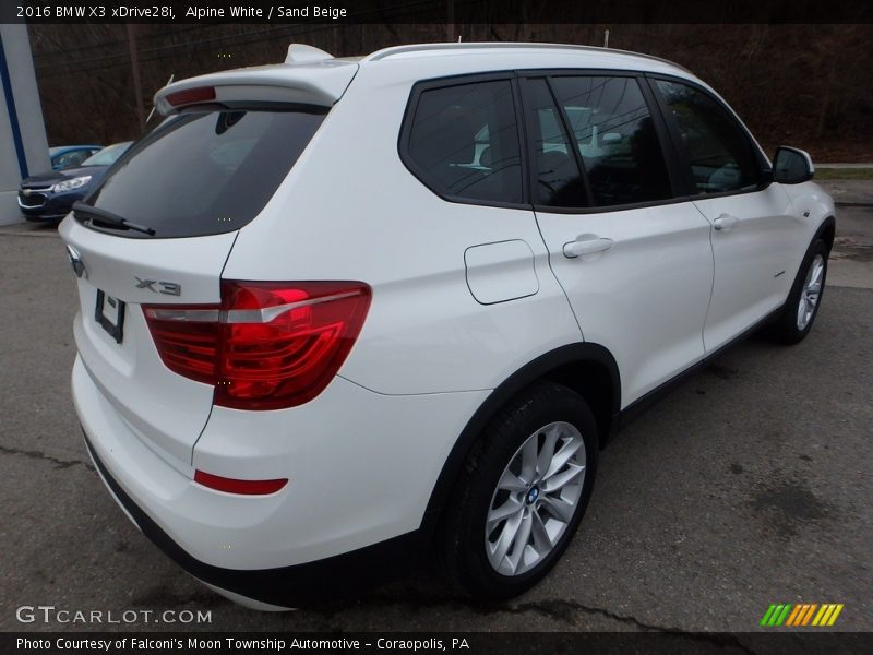 Alpine White / Sand Beige 2016 BMW X3 xDrive28i