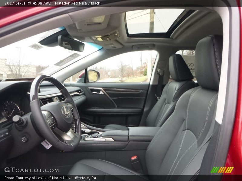 Front Seat of 2017 RX 450h AWD