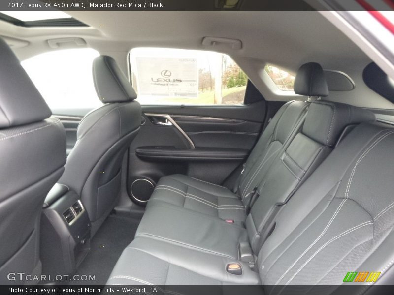 Rear Seat of 2017 RX 450h AWD
