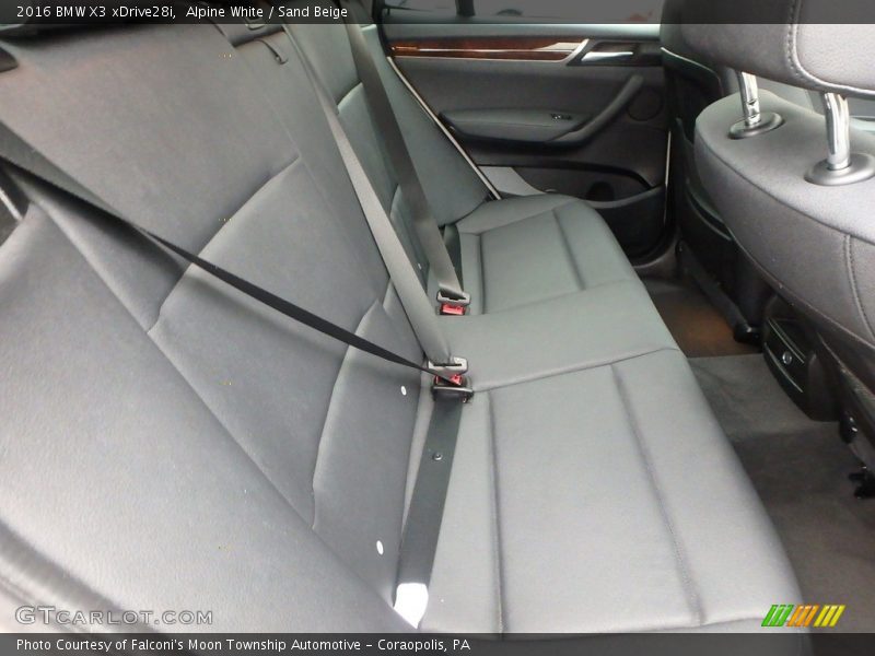 Alpine White / Sand Beige 2016 BMW X3 xDrive28i