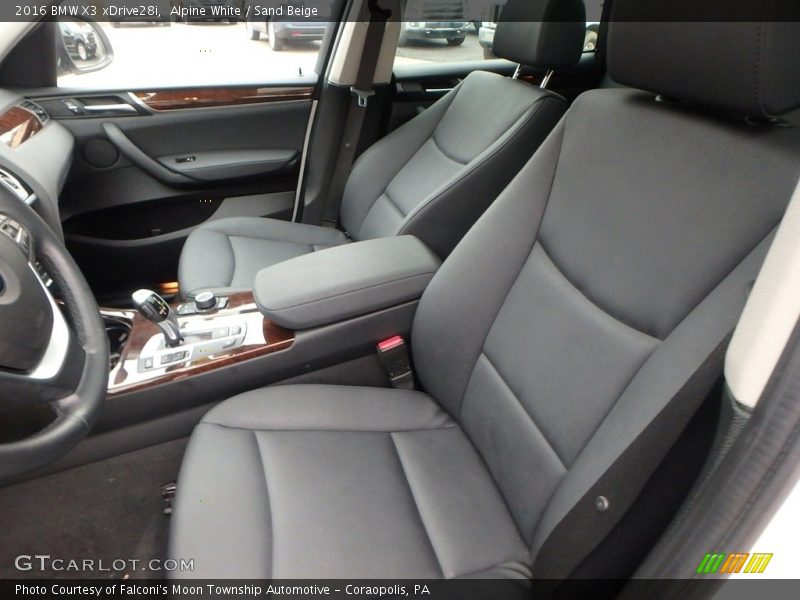 Alpine White / Sand Beige 2016 BMW X3 xDrive28i