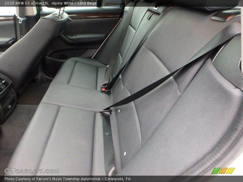 Alpine White / Sand Beige 2016 BMW X3 xDrive28i