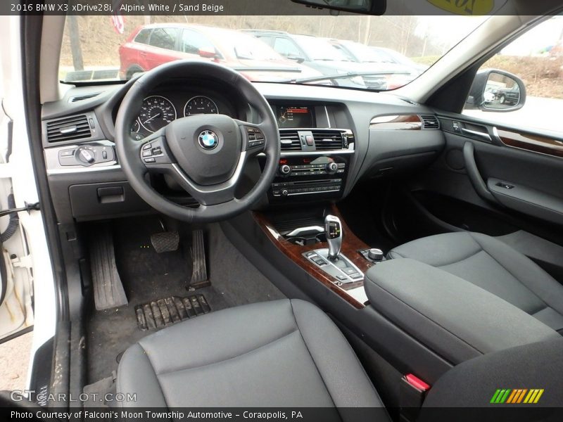 Alpine White / Sand Beige 2016 BMW X3 xDrive28i