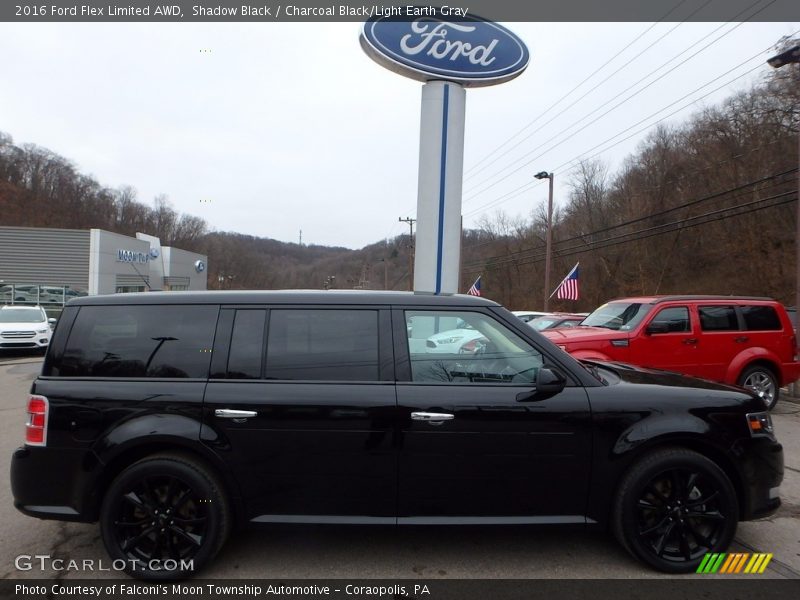 Shadow Black / Charcoal Black/Light Earth Gray 2016 Ford Flex Limited AWD